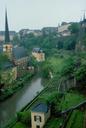 View of Luxembourg City -- green, quaint, and beautiful!